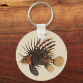 langoesten, zeedieren sleutelhanger (Achterkant)