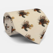 langoesten, zeedieren stropdas (Opgerold)