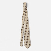 langoesten, zeedieren stropdas (Achterkant)