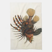  langoesten, zeedieren theedoek (Verticaal)