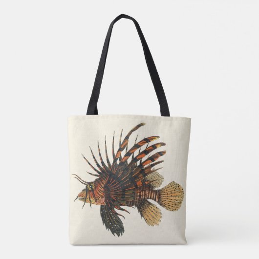  langoesten, zeedieren tote bag (Achterkant)