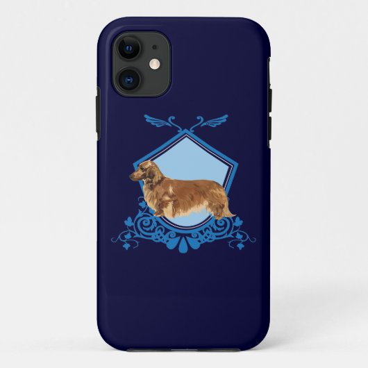 Langoharige Dachshund Case-Mate iPhone Case (Achterkant)