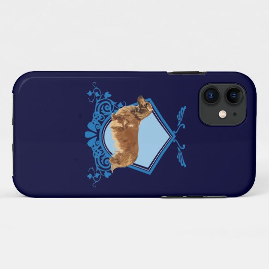 Langoharige Dachshund Case-Mate iPhone Case (Achterkant (horizontaal))