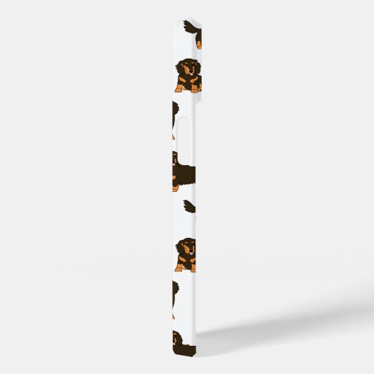 Langoharige Dachshund Case-Mate iPhone Case (Achterkant / Rechts)