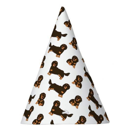 Langoharige Dachshund Feesthoedjes (Rechts)