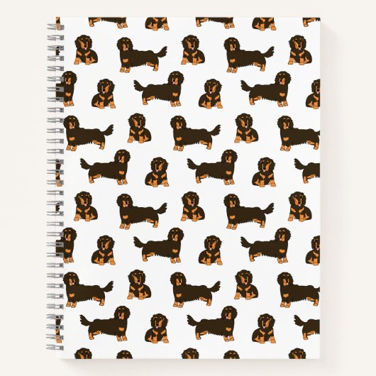 Langoharige Dachshund Notitieboek (Voorkant)