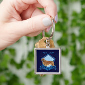 Langoharige Dachshund Sleutelhanger (Hand)