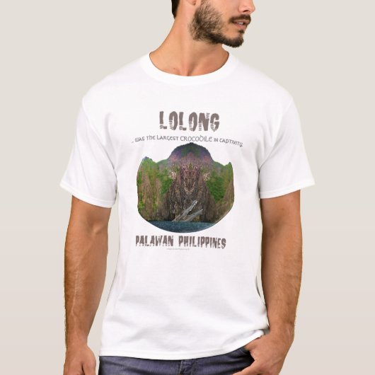 Langong - "de grootste krokodil in gevangenschap" t-shirt (Voorkant)