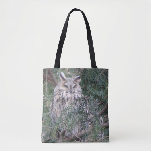 langoorige uil-Canvas tas (Voorkant)
