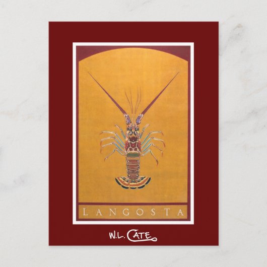 Langosta-Briefkaarten Briefkaart (Voorkant)