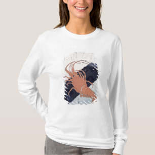 Langoustine met een blok houtskool, c.1830 t-shirt