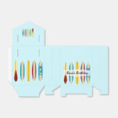  langplanken bedankdoosjes (Uitgevouwen)