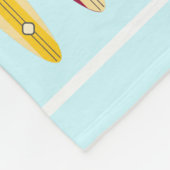 langplanken fleece deken (Hoek)