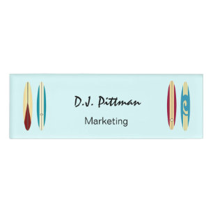 langplanken naambadge
