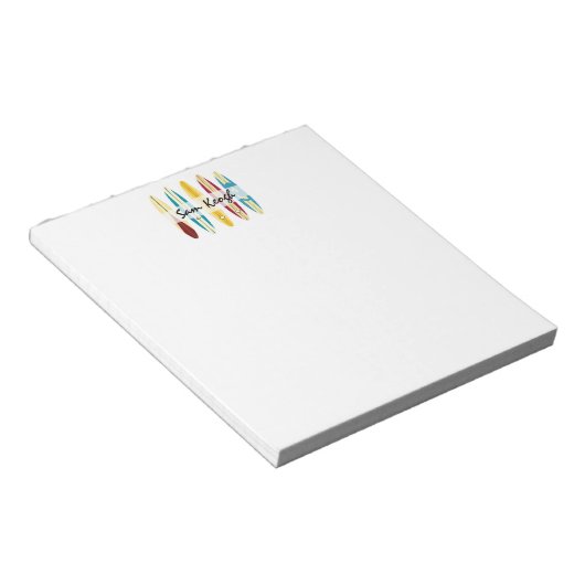 langplanken notitieblok (Schuin)