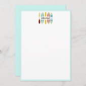  langplanken notitiekaartje (Voorkant / Achterkant)