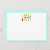  langplanken notitiekaartje (Voorkant / Achterkant)