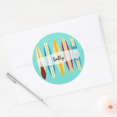  langplanken ronde sticker (Envelop)