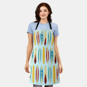  langplanken schort (Gedragen)