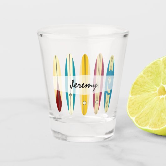 langplanken shot glas (Voorkant)