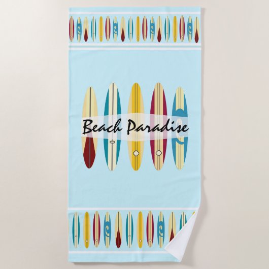 langplanken strandlaken (Voorkant)