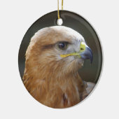 Langpotige buzzard keramisch ornament (Links)