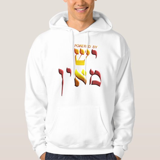 Langs aangedreven hoodie (Voorkant)