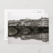 Langs de Arno in Florence, Italië Briefkaart (Voorkant / Achterkant)