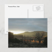 Langs de Fremont-rivier Briefkaart (Voorkant / Achterkant)