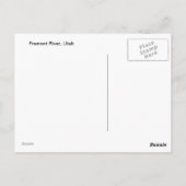 Langs de Fremont-rivier Briefkaart (Achterkant)