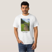 Langs de gebogen muur t-shirt (Voorkant volledig)