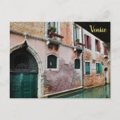 Langs de grachten van Venetië Briefkaart (Voorkant)