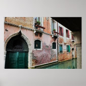 Langs de grachten van Venetië Poster (Voorkant)