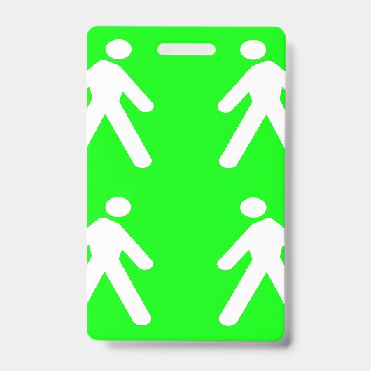 Langs de groene kant badge (Front)