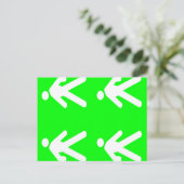 Langs de groene kant briefkaart (Staand voorkant)