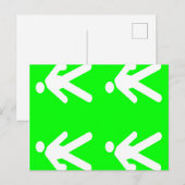 Langs de groene kant briefkaart (Voorkant / Achterkant)