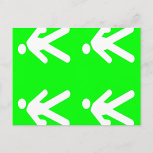Langs de groene kant briefkaart