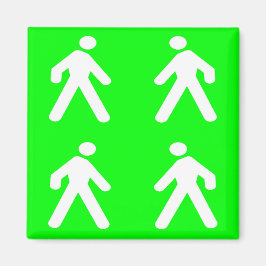 Langs de groene kant magneet