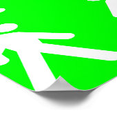 Langs de groene kant poster (Hoek)