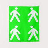 Langs de groene kant wandkleed (Voorkant)