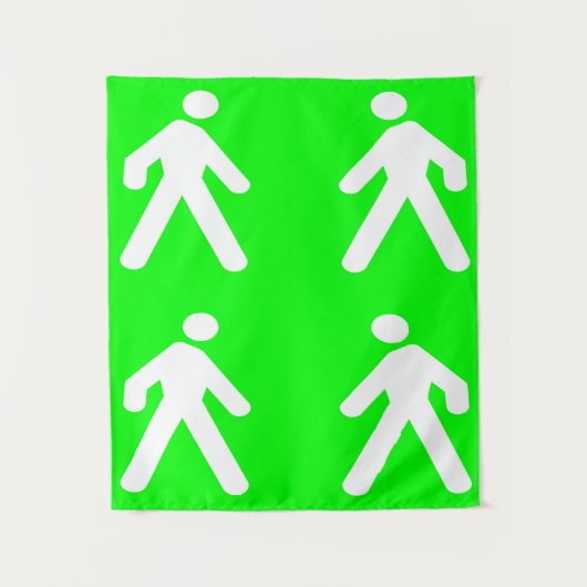 Langs de groene kant wandkleed (Voorkant)