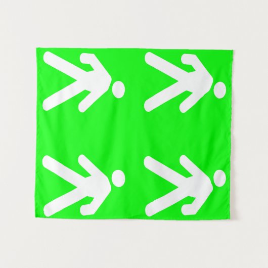 Langs de groene kant wandkleed (Voorkant (horizontaal))