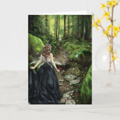 Langs de Kaart van het bospad (Gele Bloem)