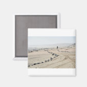 Langs de kust van Skeleton lopen Magneet (Voorkant / Achterkant)