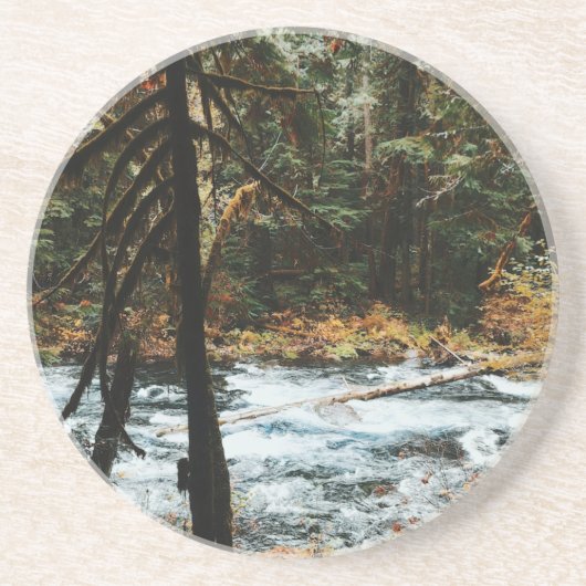 Langs de McKenzie rivier Zandsteen Onderzetter (Voorkant)