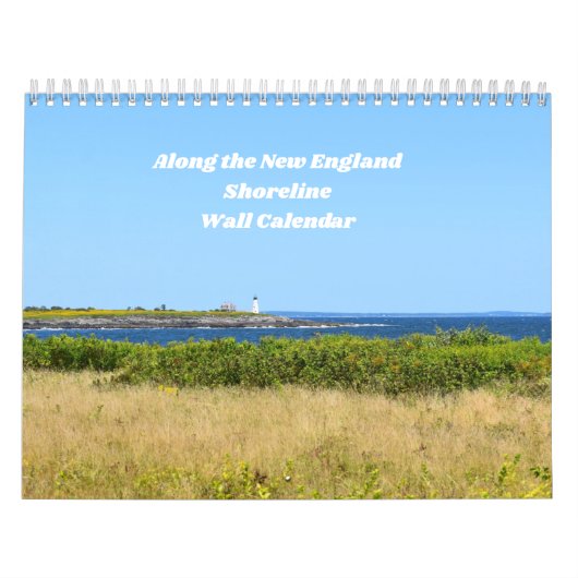 Langs de New England Shoreline Wall Agenda Kalender (Hoes)
