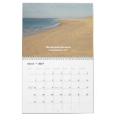 Langs de New England Shoreline Wall Agenda Kalender (Mar 2027)