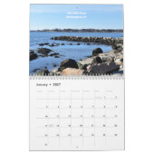 Langs de New England Shoreline Wall Agenda Kalender (Jan 2027)