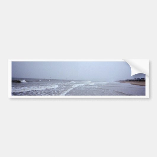 Langs de Noordelijke Carolina Seashore Bumpersticker (Voorkant)