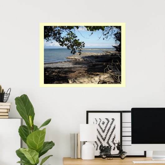 Langs de oceaan poster (Thuiskantoor)